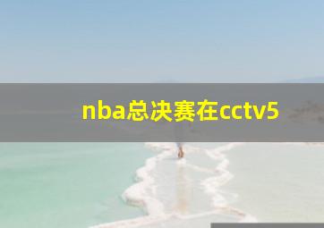 nba总决赛在cctv5