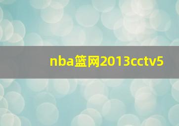 nba篮网2013cctv5