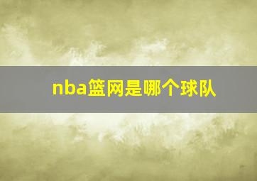 nba篮网是哪个球队