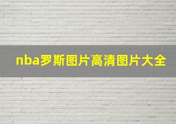 nba罗斯图片高清图片大全