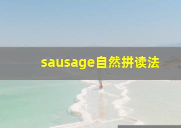 sausage自然拼读法