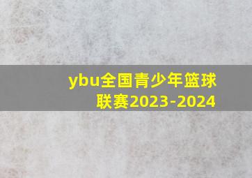 ybu全国青少年篮球联赛2023-2024