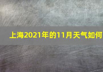 上海2021年的11月天气如何