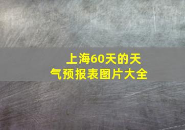 上海60天的天气预报表图片大全