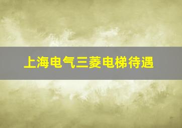 上海电气三菱电梯待遇