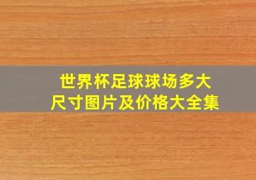 世界杯足球球场多大尺寸图片及价格大全集