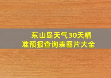 东山岛天气30天精准预报查询表图片大全