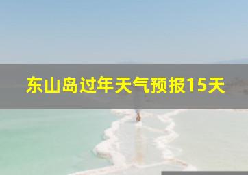 东山岛过年天气预报15天