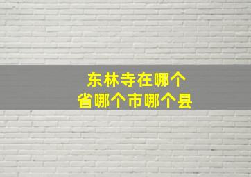 东林寺在哪个省哪个市哪个县