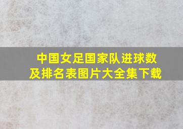 中国女足国家队进球数及排名表图片大全集下载