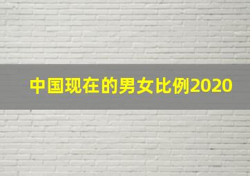 中国现在的男女比例2020