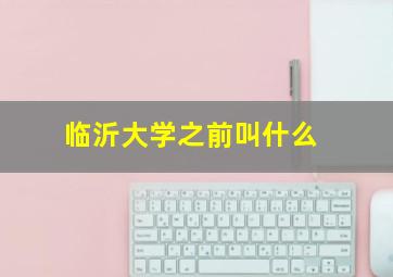 临沂大学之前叫什么