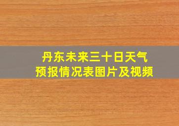 丹东未来三十日天气预报情况表图片及视频