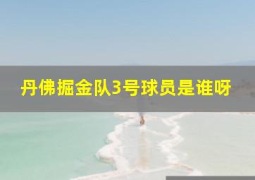 丹佛掘金队3号球员是谁呀