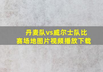 丹麦队vs威尔士队比赛场地图片视频播放下载