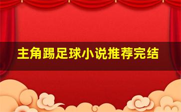 主角踢足球小说推荐完结