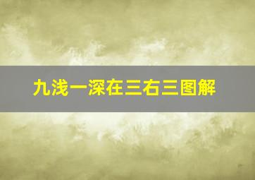 九浅一深在三右三图解