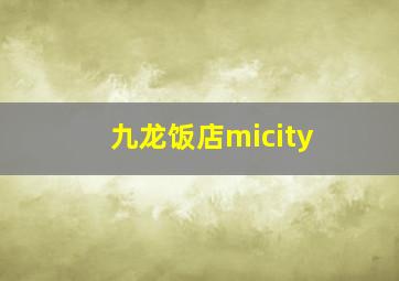 九龙饭店micity