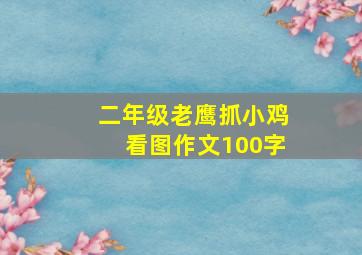 二年级老鹰抓小鸡看图作文100字