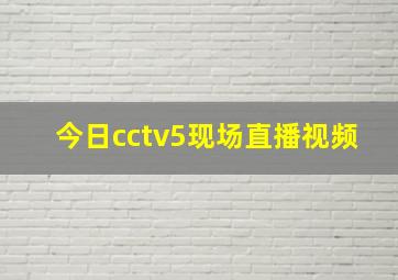 今日cctv5现场直播视频