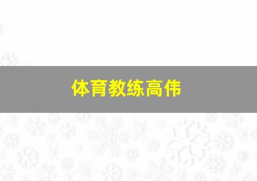 体育教练高伟