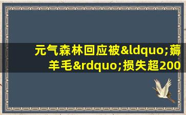 元气森林回应被“薅羊毛”损失超200万