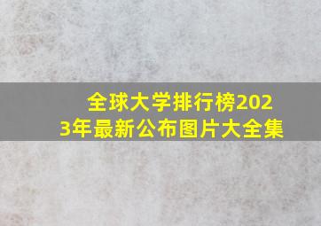 全球大学排行榜2023年最新公布图片大全集