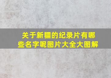 关于新疆的纪录片有哪些名字呢图片大全大图解