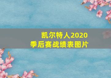 凯尔特人2020季后赛战绩表图片