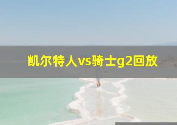 凯尔特人vs骑士g2回放