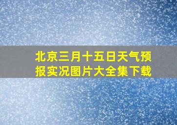 北京三月十五日天气预报实况图片大全集下载