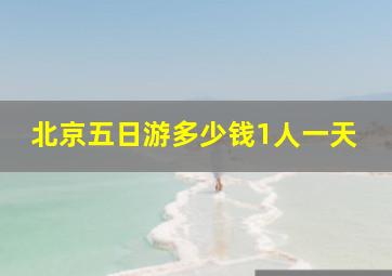 北京五日游多少钱1人一天