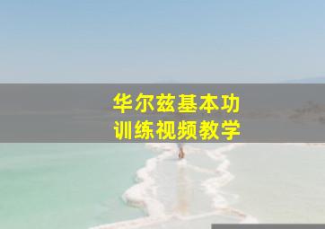 华尔兹基本功训练视频教学