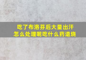 吃了布洛芬后大量出汗怎么处理呢吃什么药退烧