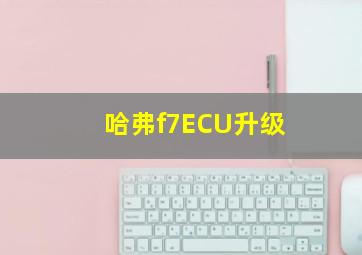 哈弗f7ECU升级