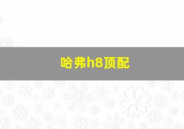 哈弗h8顶配