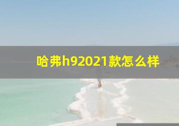 哈弗h92021款怎么样