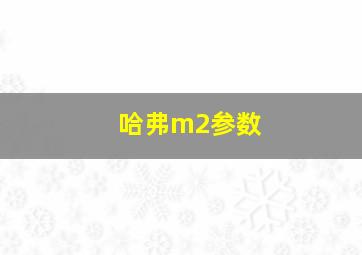 哈弗m2参数