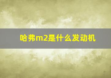 哈弗m2是什么发动机