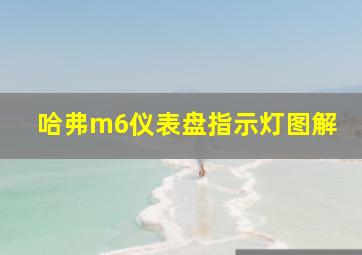 哈弗m6仪表盘指示灯图解