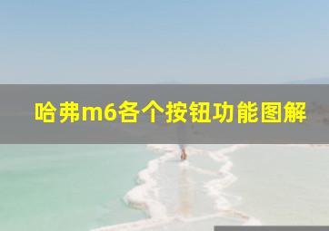 哈弗m6各个按钮功能图解