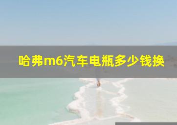 哈弗m6汽车电瓶多少钱换