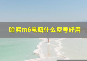 哈弗m6电瓶什么型号好用