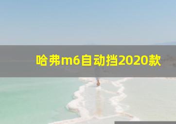 哈弗m6自动挡2020款