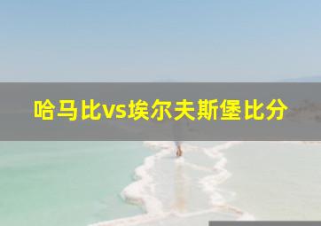 哈马比vs埃尔夫斯堡比分