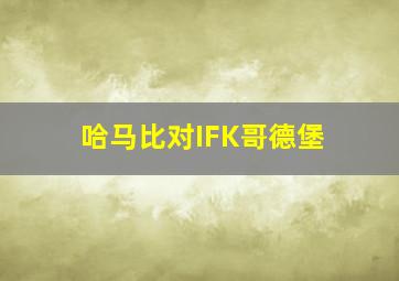 哈马比对IFK哥德堡