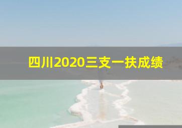 四川2020三支一扶成绩