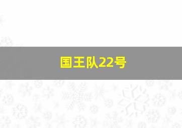 国王队22号