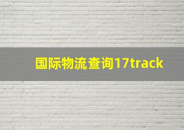 国际物流查询17track