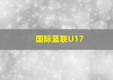 国际蓝联U17